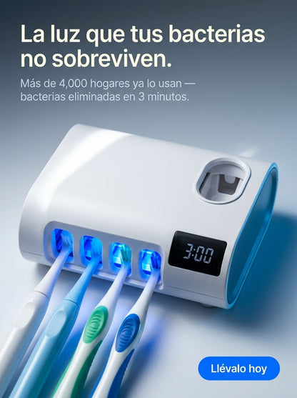 Elimina bacterias de tu cepillo dental hoy
